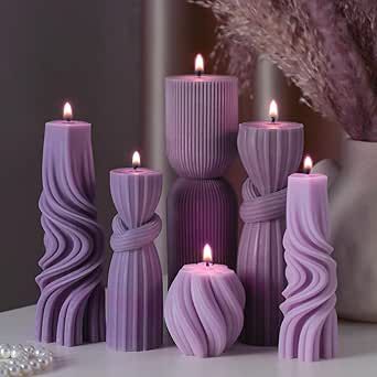 Decorative Candle Set 5pcs